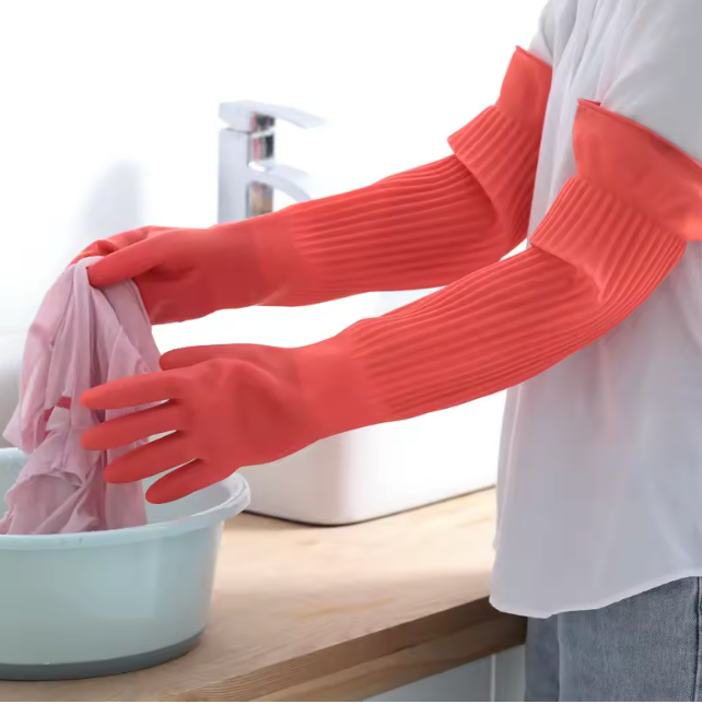Premium Silicone Cleaning Gloves for Kitchen & Bathroom