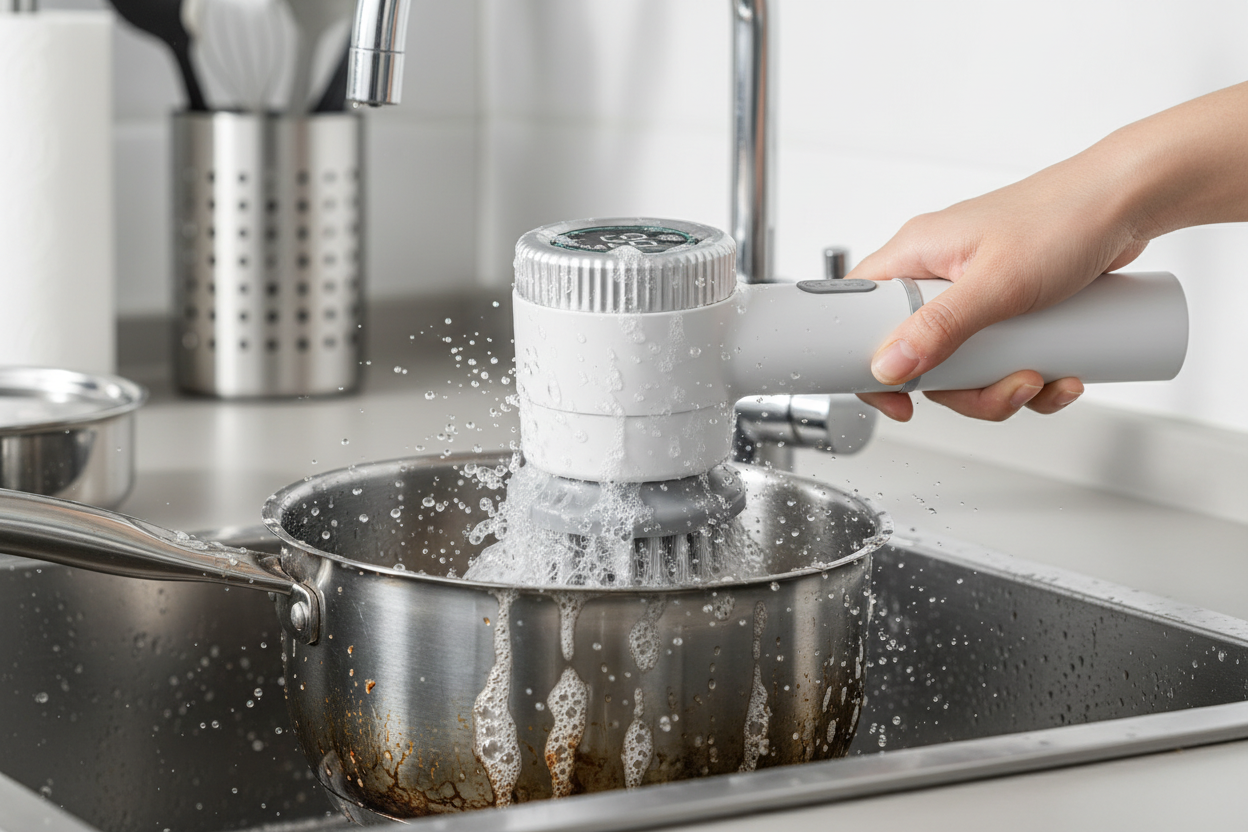 Чистка жирной сковороды