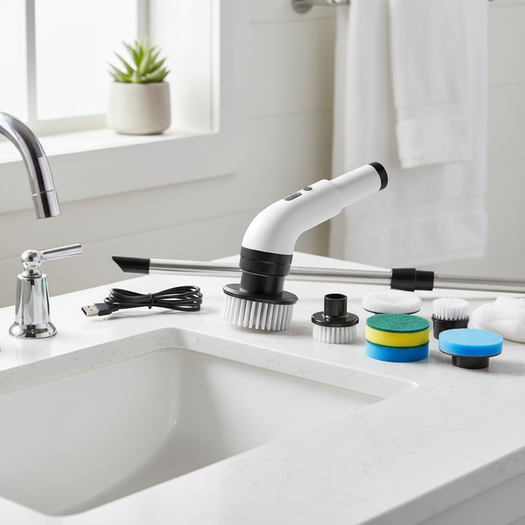 Electric Cleaning Brush Pro in modern setting